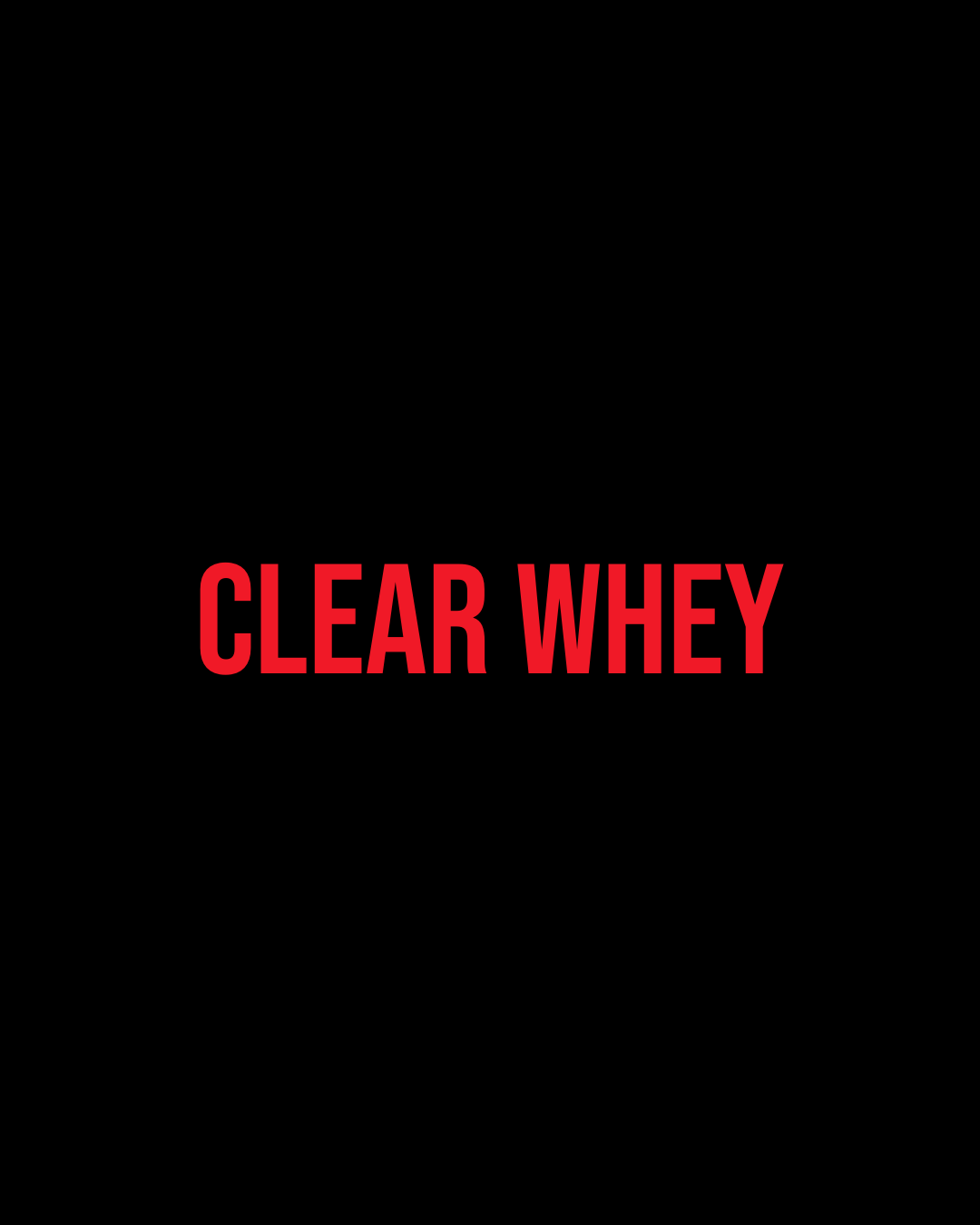 Clear Whey