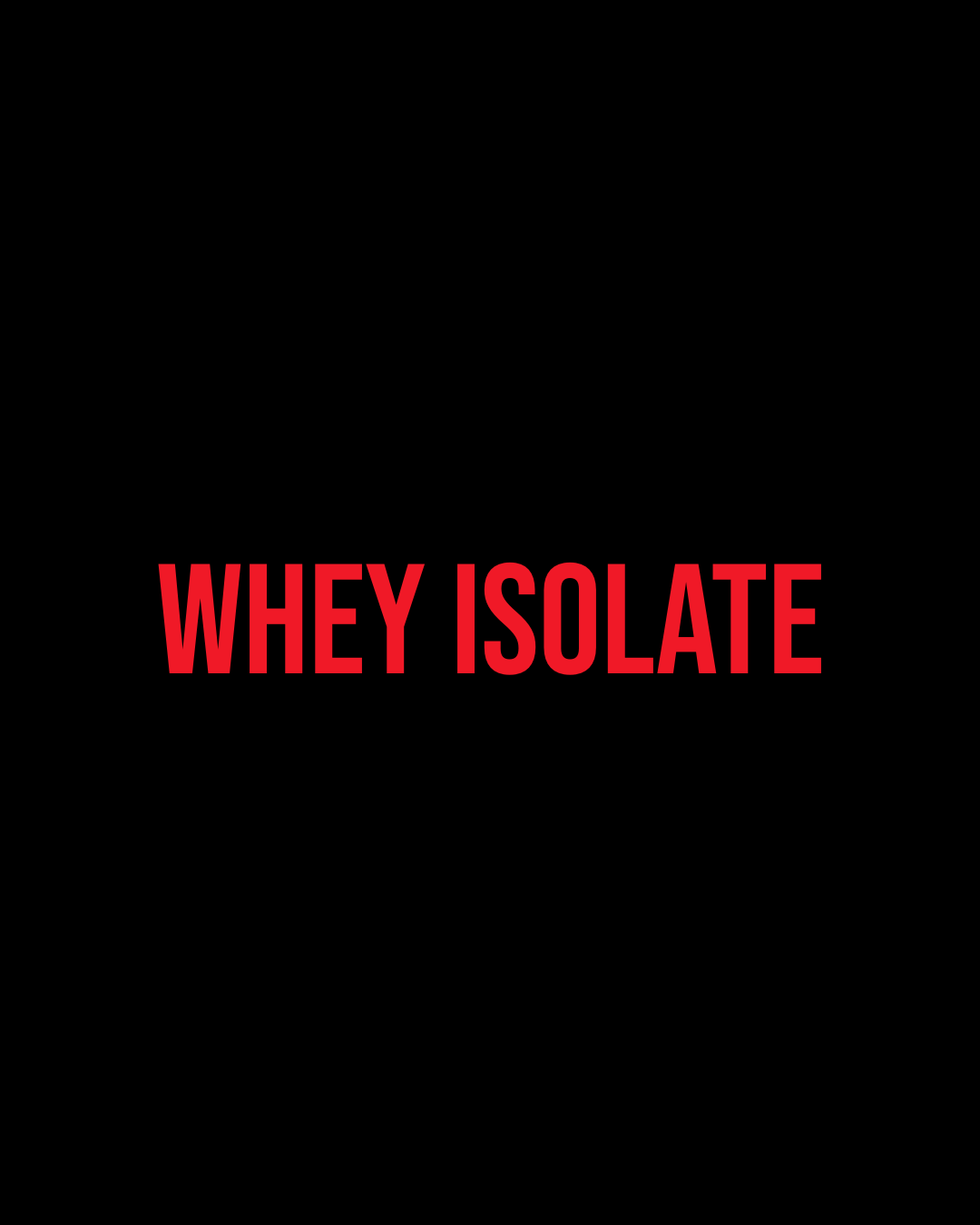 Whey Isolate