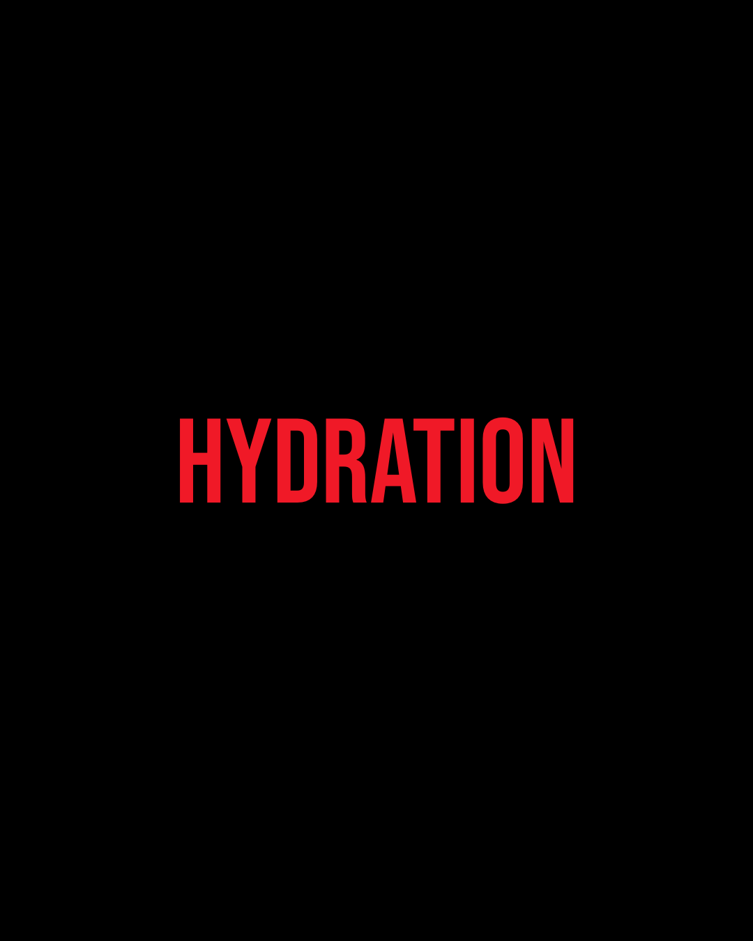 Hydration