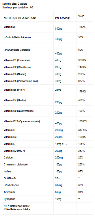 Strom Sports MultiMAX 180 Tabs