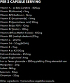 Combat Fuel Multivitamin - 180 caps