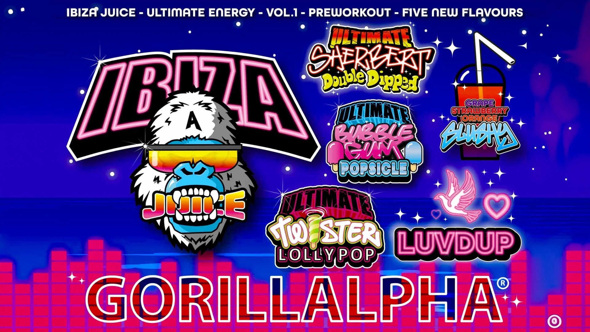 GorillAlpha Ibiza Juice Ultimate Energy Vol.1 480g